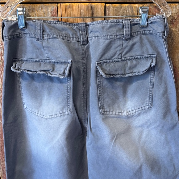 Free People Light Blue/ grey Cleo Washed Chino Pants size 12 - Picture 6 of 17